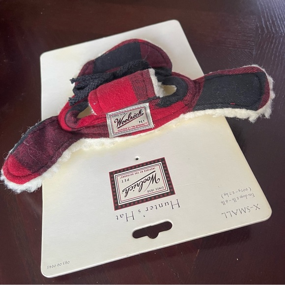 Woolrich Red & Black Fleece lined Hunter’s Hat - Picture 2 of 4